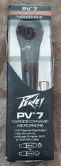 Peavey PV-7 Dynamic Cardiod Vocal Stage Live Microphone with 5 Meter XLR Cable