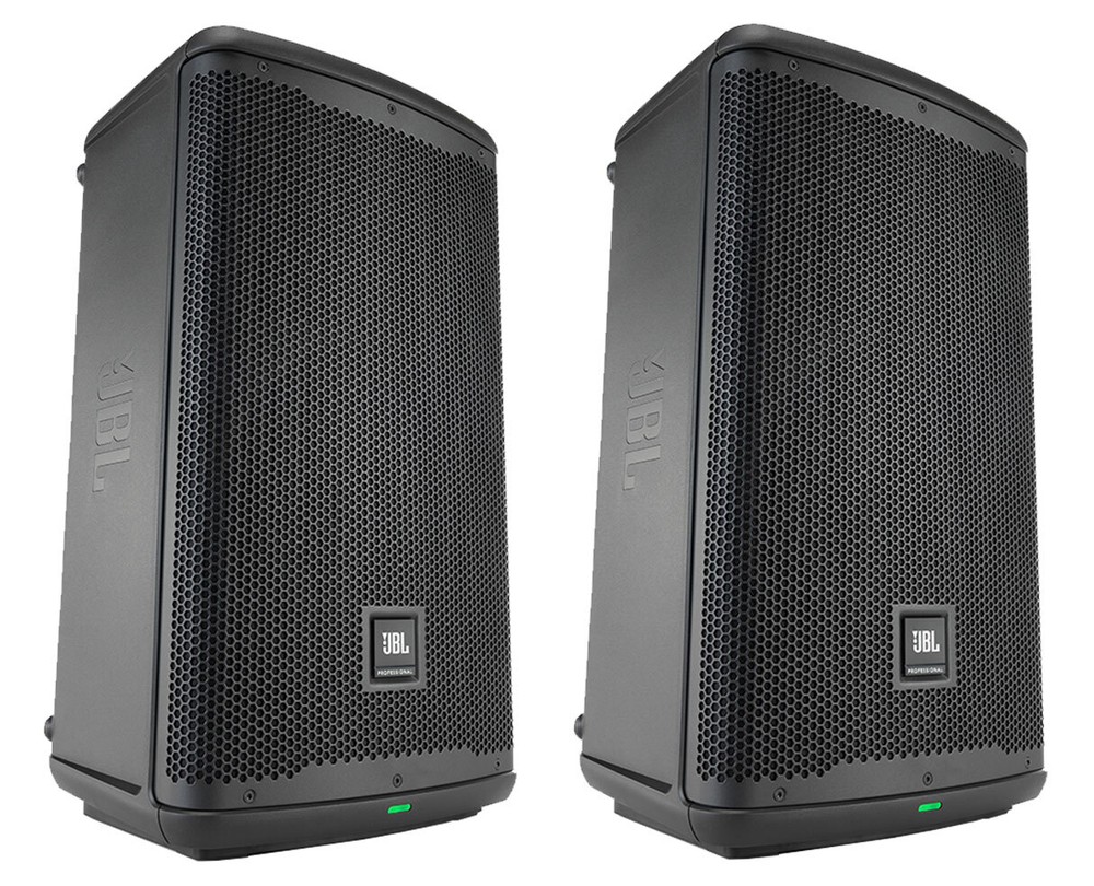2x JBL EON712 12″ Powered Speaker Active Monitor Bluetooth 5.0 Streaming (Pair)