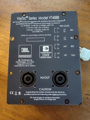 NL8 input panel for JBL VT-4888, DP-3 drivepack CONVERSION, drive pack, i/o