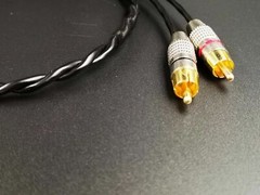 Stereo 6.3mm male To 2x RCA Audio Y splitter Cable Gold plug Japan Made