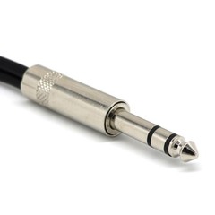 6.35mm 1/4″ Stereo Male to Dual 1/4″ TRS Female Audio Y Splitter Cable Connector
