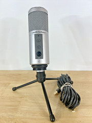 Audio Technica ATR2500 Cardioid Condenser Microphone USB With Stand