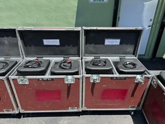 JBL PRX612M Powered Speakers in Wheeled Road Case (PAIR)THS