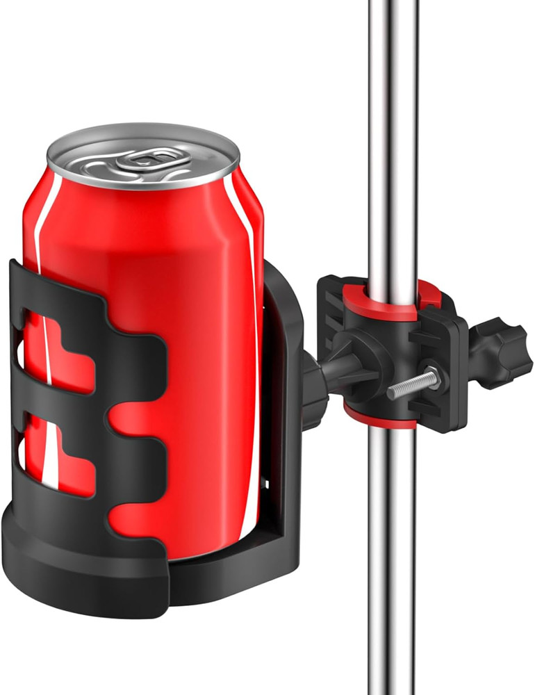 Adjustable Mic Stand Drink Holder with 360° Rotate Microphone Stand Cup Holder –