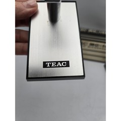 TEAC MC-106 Microphone Stands Pair OS Silver Vintage Made in Japan w/Box