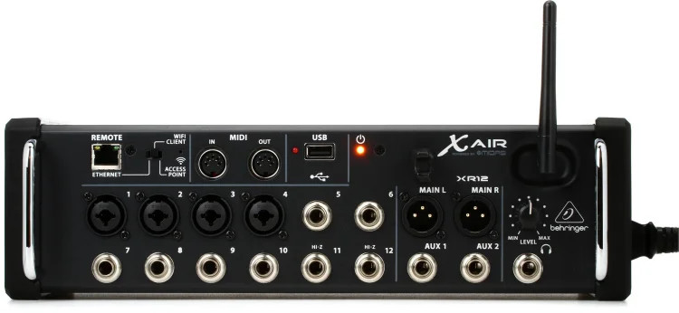 Behringer X Air XR12 12-channel Tablet-controlled Digital Mixer