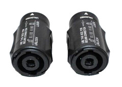 (2) Two Genuine NEUTRIK NL4MMX Female 2 & 4 Pin Coupler Female Adapter (Lockable