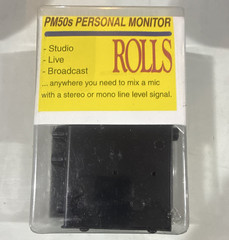 Rolls PM50s 2-Channel Personal Monitor Amplifier XLR/TRS In, Ground Lift