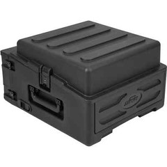 SKB 1SKB-R102W Rolling Compact Rig, 10U Top Rack, 2U Front Rack, Steel Rails
