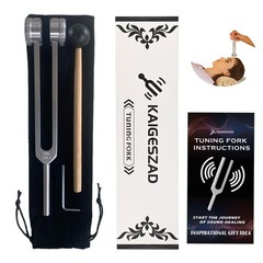 OM 136.1hz Weighted Tuning Fork with Reflex Hammer for 136.1hz, OM136.1hz