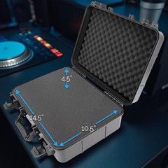 CM Stage Mixer Case fits Yamaha Mg10xu 10-input Stereo Mixer in Custom Blue Foam