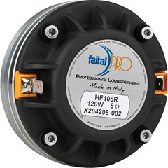 FaitalPRO HF108R 1″ Neodymium Compression Horn Driver 8 Ohm 2/3-Bolt