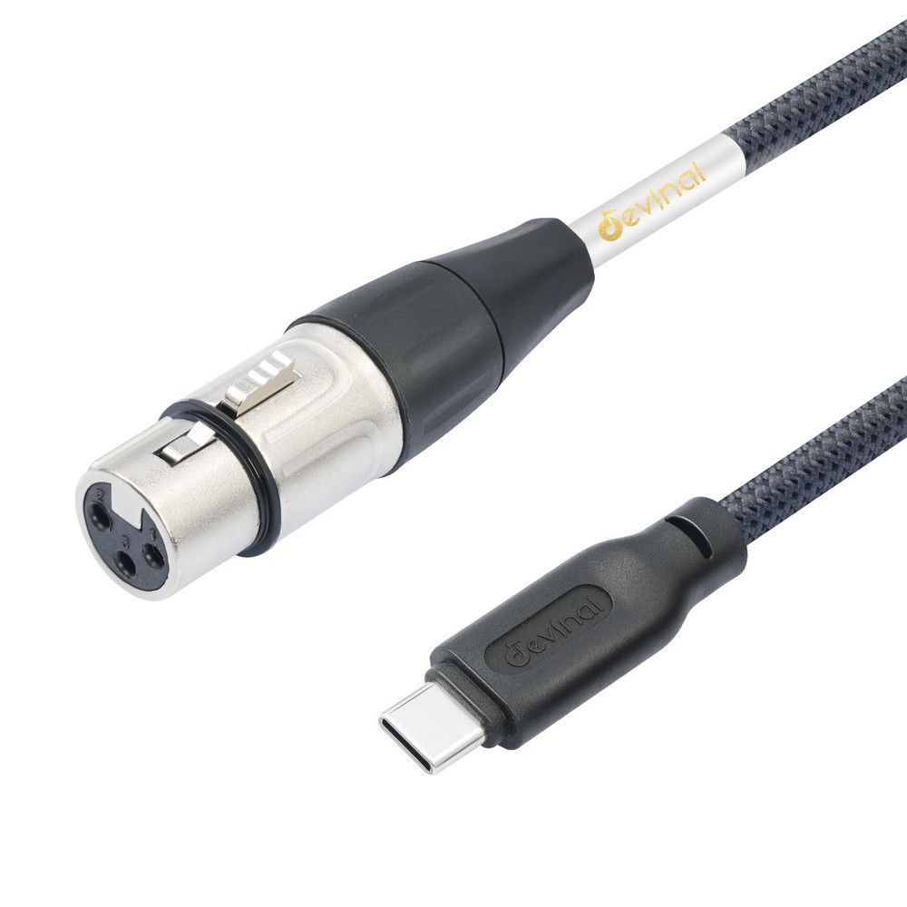 Upgrade XLR Female to USB C Cable USB tyep-C to Female XLR Recording Cable Co…