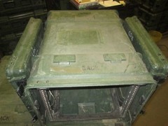 Rackmount 09U X24 ECS Legacy Composite Shockmount Shock Rack Case G/F