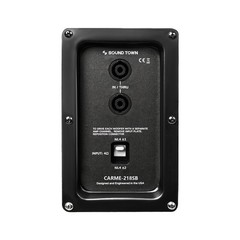 Sound Town CARME Dual 18″ 3200W PA/DJ Passive Subwoofer,4″VC,Black (CARME-218SB)