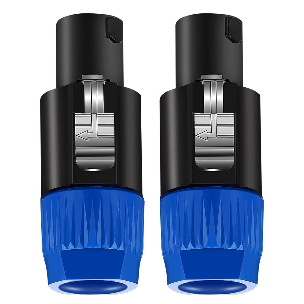 5Core Speakon 4 Pole Male Plug Compatible Audio Cable Connectors High Quality
