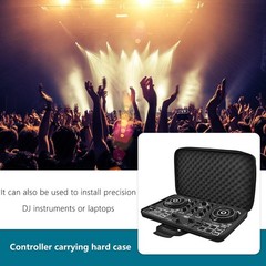 Versatile Black DJ Controller Case with Carry Handle and Smooth Zipper Closure
