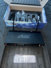 Audio 2000’s AWM6528U Four-channel Handheld And Lavalier Wireless Microphone Sys