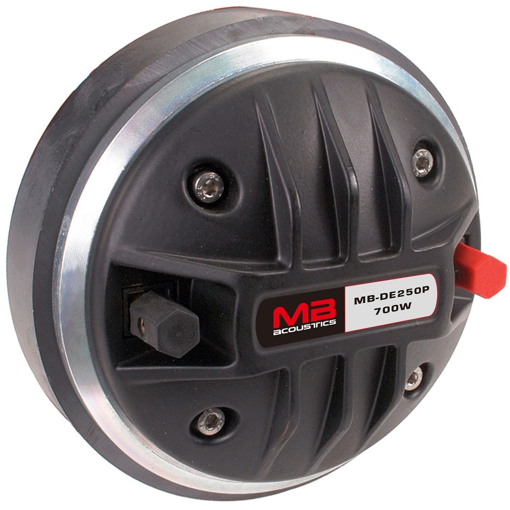 MB Acoustics Polyimide Compression Driver 1.75″ VC 8Ω 700W 2/3-Bolt-On DE250P