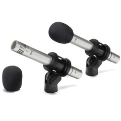 Samson C02 Pencil Condenser Microphones Bundle with 2X 10ft Pig Hog 8mm Tour…