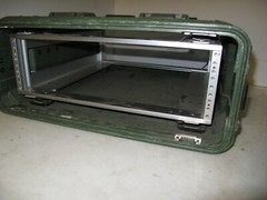 Rackmount 03U x20 Slide Out Rack ECS Composite Shock Mount Shockmount Case VG
