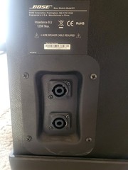 For use with Bose L1 system, a Model II, B1 Speaker, W/4′-SpeakOn Cable & Cover.