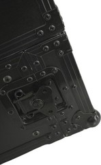 Odyssey FRGS802BL Black 10U Top Slanted 2U Vertical Combo Rack with Gliding Plat