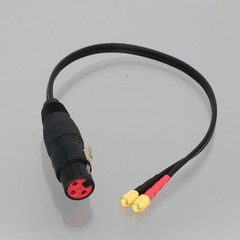 Balanced XLR Jack 3Pin to +/- Hot/Cold Dual Microdot 1FT MIC Preamplifier cable