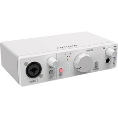 Arturia MiniFuse 1 Portable 1×2 USB Type-C Audio Interface, White