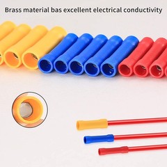 150 Pcs Electrical Butt Connectors Kit, Splice red, yellow and blue
