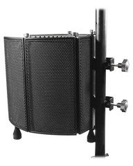 Rockville ROCKSHIELD 3 Large Studio Mic Isolation Shield w/Sound Dampening Foam