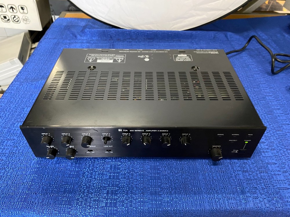 TOA 900 Series II Mixer Amplifier Model A-903MK2 w/U-01 Modules (x3)