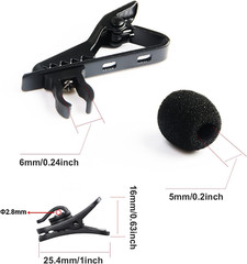18Pcs Lapel Microphone Clips Replacement Kit6Pcs Lavalier Mic Clips Metal Tie
