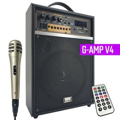Rechargeable Guitar Amplifier Speaker 300W Combo MIC SD USB ECHO V4 w/ Bluetooth
