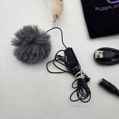Purple Panda Lavalier Lapel Microphone Kit – Clip-on Omnidirectional Condenser