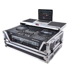 Prox ATA Road Case w/ 2u Rack Space – Shelf for Pioneer DDJ-FLX10 DJ Controller