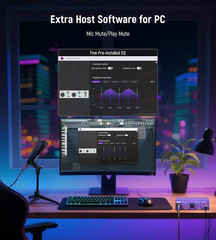 USB C Audio Interface for Recording Music, Streaming, Podcasting with Dual XLR,