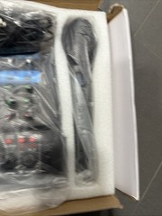 Aveek 200W Power Amplifier Audio Sound Mixer 4 Channel Wireless Microphone 3in1