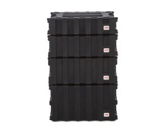 Gator Cases G-PRO-6U-13 Pro-Series 6U Molded Shallow Rack Case – Open Box