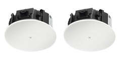(4) JBL Control 426LP 6.5″ Low Profile 70v Commercial Ceiling Speakers+Crown Amp