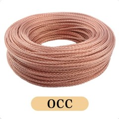 8Core OCC Pure Copper Silver Plated Bulk Cable HIFI Audio Headphone Speaker DIY