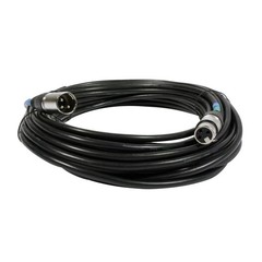 Lighting Accessories Package 25′ Male-Female DMX Cables (4 Pack) + Ties + Case