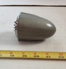 Vintage RARE 1940’s microphone head, no top screws, unbranded, for parts.