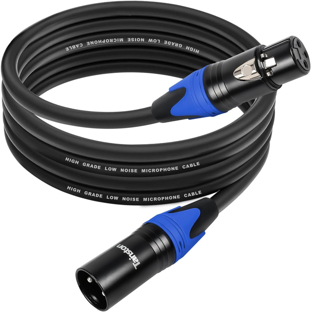 XLR Cable 6 Feet Premium XLR Microphone Cable 3-Pin Balanced Microphone Mic