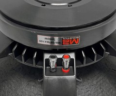 (2) 18″ PA Woofers 4″ Glass Fibre IN-OUT VC Demodulation Ring 2400W MB Acoustics