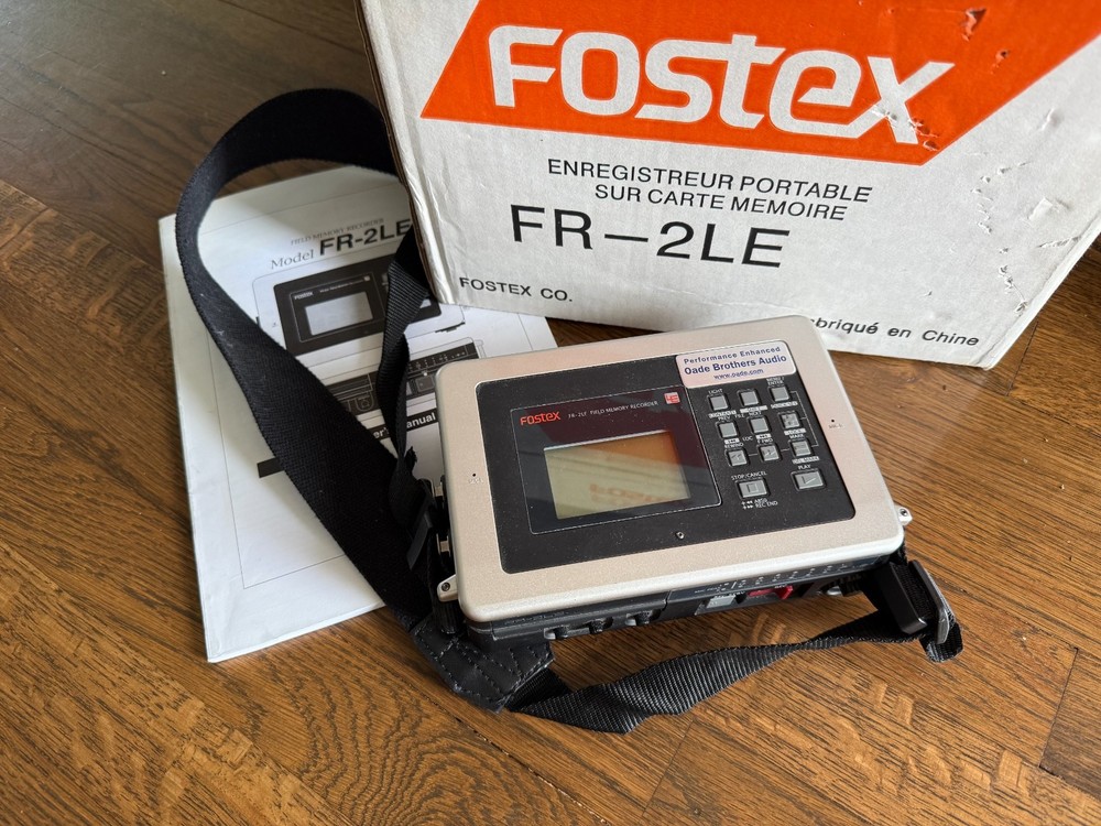 Fostex FR-2LE Field Memory Recorder used, + Oade Super Modded