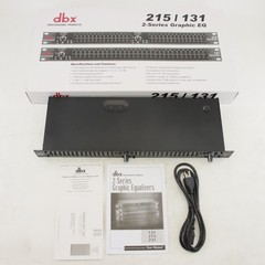 DBX 215 Dual Channel 15-Band Graphic Equalizer Testing Working NEW US