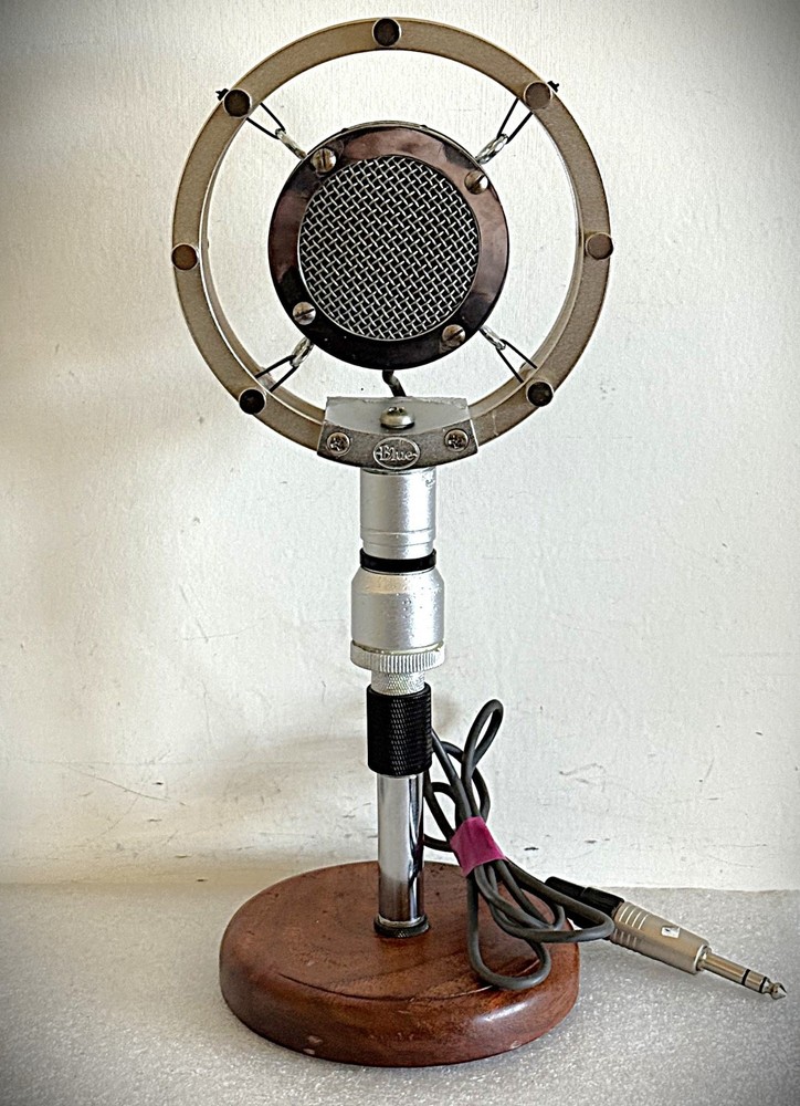 1930’s Customized Astatic D-104 Ring-Mounted Crystal Microphone-working! (Hear)