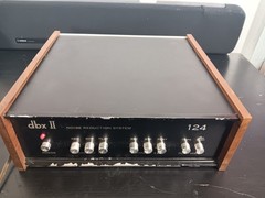 DBX II 124 Noise Reduction System 4 Channel Wood Box Working Condition