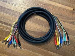 HOSA 8 Channel High-Definition Audio Snake. 12 feet 1/4″ to 1/4″ Studio Cable.
